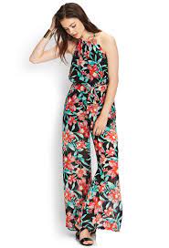 Botanical Halter Jumpsuit Forever21 F21contemporary Floral Fashion Express Outfits Jumpsuit