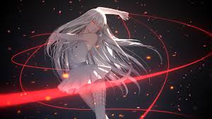 Snow white with the good hair. 693381 Title Anime Pixiv Fantasia T Girl White Hair Anime Girl White Hair Red Eyes 2560x1440 Download Hd Wallpaper Wallpapertip