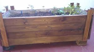 Planter Made Out Of Reclaimed Pallet 1001 Pallets Garten Terrasse Upcycling Garten