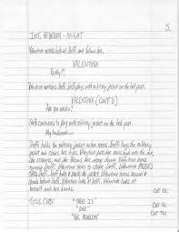 Hand Written Sample Screenplay Page 5 Of Royal Love Story From The Grave Film School Writing Screenplay