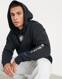 In stockin stockout of stock. Nike Basketball Nba Brooklyn Nets Crown Logo Hoodie In Black Asos