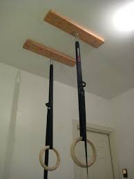 Crossfit Home Gym How To Hang Gymnastic Rings Crossfit Home Gym Diy Home Gym At Home Gym