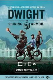Later, knights began wearing plate armor which is often what we think of when we picture a knight in shining armor. plate armor was lighter than chain mail. Dwight In Shining Armor Tv Series 2019 Crew United