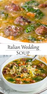 Italian Wedding Soup Video In 2020 Healthy Soup Recipes Slow Cooker Soup Italian Recipes