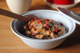 Porridge Proteine Du Matin Vegan Et Sans Gluten Alimentation Dejeuner Vegan Idee Petit Dejeuner