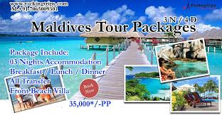 Maldives Tour Packages 3 N 4 D Book Now 35 000 Pp Package Include 03 Nights Accommodation Maldives Tour Package Maldives Tour Honeymoon Tour Packages