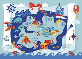 They may also show things that cannot be seen, such as boundaries and temperatures. Silly Street Treasure Map Kids 48 Large Piece Jigsaw Puzzle Buy Online In United Arab Emirates At Desertcart Ae Productid 47164651
