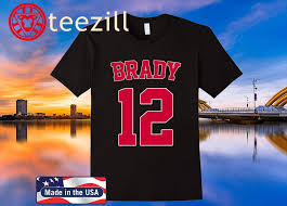 Find the latest in tom brady merchandise and memorabilia, or check out the rest of our buccaneers gear for the whole family. Tom Brady 12 Tampa Bay Buccaneers Jersey Player Tee Shirt Teezill