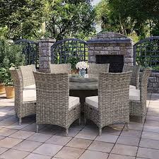 If you are looking for something to spruce up the outside of the house or the inside, with our lawn and garden center and house wares stewarts has what you need. Amazon Com Martha Stewart Highfield 9 Piece Aluminum Frame Brown Round Patio Dining Set Garden Outd Patio Dining Set Round Patio Dining Set Backyard Dining