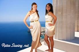 These directions are for making a simple toga, however, a little bit of imagination and improvisation can help. How To Make A Toga
