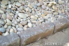 Lowes landscape edging stone, backyard beautiful with answers i live in your front yard plants and walkways made with a hostess gift for mulch you may be losing money. Landscaping Intervention Part 2 Let S Rock Lansdowne Life