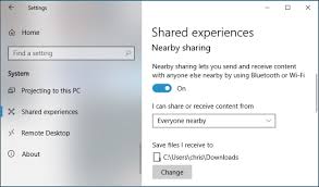 Captura de pantalla de nearby share apk. Transferir Archivos Usando Nearby Sharing En Windows 10
