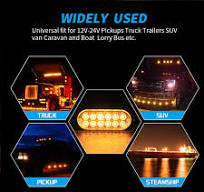 Amazon.com: 4-Pack Aluminum LED Strobe Light– 12 LEDs Per ...