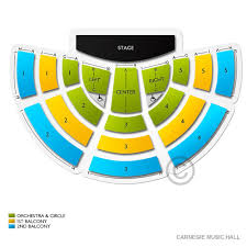 Carnegie Music Hall 2019 Seating Chart