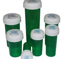 Pharmacy Prescription Vials, Green Child Resistant Medicine Bottle, 16 Dram  Reversible, Caps Included, Pack of 240 (Pill Container, Pharmacy Bottle, ...