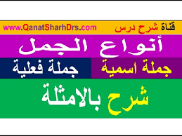 ما هي انواع الجمل في اللغة العربية