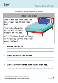 He drew most of the pictures, too. Comprehension Passagge Worksheet Www Grade1to6 Com
