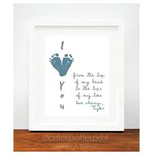 Birthday Gift For Dad From Baby First Father S Day Gift For New Dad I Love You Daddy Baby Etsy First Mothers Day Gifts Diy Gifts For Grandma First Fathers Day Gifts