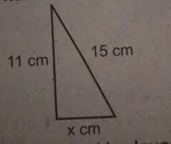 Karena panjang sisi segitiga pasti positif maka nilai x yang memenuhi adalah 3. Tentukan Nilai X Pada Gambar Segitiga Siku Siku Berikut Brainly Co Id