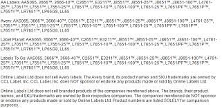 Officemax labels templates on mainkeys. 38 1mm X 21 2mm Blank Label Template Eu30019