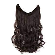 Bellami 20 hair extensions are available in black, brown, red, blonde, and ombre and are premium 100% remy hair extensions. Curly Dark Brown Halo Hair Extensions Honeycomb Curls