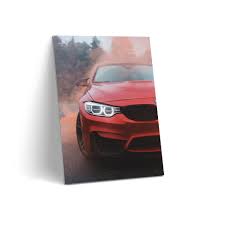 masina-bmw-rosu-tablou-printat – The Print Studio