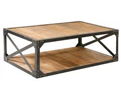 Create an inviting farmhouse look in your living room with the hart coffee table. Industrial Metal And Wood Coffee 51 Table Rectangular Cocktail Table Industrial Coffee Table Reclaimed Wood Bleeker Coffee Table