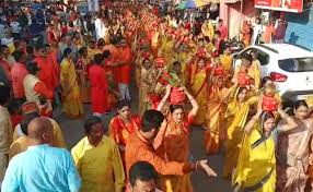 Rajnandgaon News: राजनांदगांव में निकाली गई अक्षत कलश यात्रा, 22 जनवरी को  लेकर लोगों में उत्साह | Rajnandgaon News: Akshat Kalash Yatra taken out in  Rajnandgaon, people excited about 22nd January