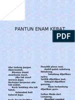 Cara pembuatannya pun cukup mudah nih, seperti apa? Pantun Enam Kerat