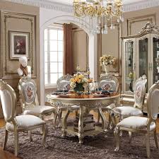 6 dining room chair set. Antique Wooden Round Dining Table With 6 Chairs My Aashis