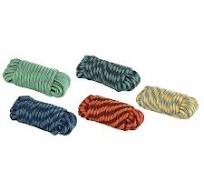 Everbilt 1/2 in. x 50 ft. Assorted Color Heavy-Duty Diamond Braid  Polypropylene Rope (1 color per each order) 72455