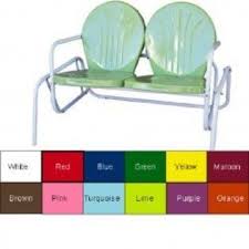 Torrans Retro Metal Double Glider Want This In Pink Vintage Outdoor Furniture Gliders Furniture Gliders