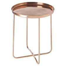 Manhattan Copper Coloured Side Table Kmart Side Table Copper Side Table Black Side Table