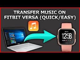 How To Transfer Music On Fitbit Versa Youtube Fitbit Versa Activity Tracker