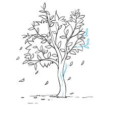 How To Draw A Fall Tree Really Easy Drawing Tutorial Fall Drawings Tree Drawings Pencil Beautiful Easy Drawings