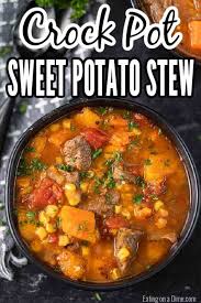 Crock Pot Sweet Potato Beef Stew Recipe The Best Comfort Food Recipe In 2020 Beef Stew Recipe Stew Recipes Sweet Potato Beef Stew
