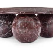 Mya Coffee Table, Rosso Levanto Marble | Interior Icons