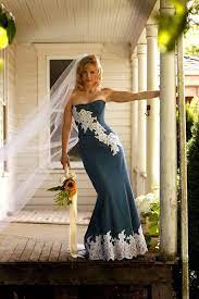 Denim And Lace Rustic Country Wedding Dress Sample Sale Size 6 Etsy Denim Wedding Dresses Denim Wedding Denim And Lace