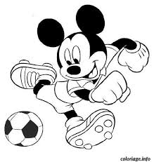 Coloriage Mickey Joue Au Foot Dessin A Imprimer Coloriage Mickey Coloriage Mickey A Imprimer Coloriage Disney