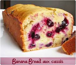 Banana Bread Aux Cassis Chefnini Recette Cake A La Banane Desserts Printemps Recette Dessert