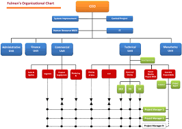 Organizational Chart Fulmen Company