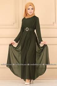 Modaselvim Tulum Sifon Pelerinli Tesettur Tulum 2216ms212 Haki The Dress Kiyafet Moda Stilleri