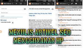 Baca juga cara setting email ke microsoft outlook 2019 dengan menggunakan aplikasi ini. Cara Seo Menulis Artikel Menggunkan Hp Android Tablet Sebagai Blogger Ime Android