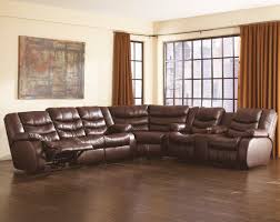 Ashley Furniture Revolution Reclining Sectional In Burgundy Price As Configured 2 699 94 Sectional Living Room Sets Furniture Living Room Sectional