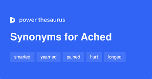 نتیجه جستجوی لغت [ached] در گوگل