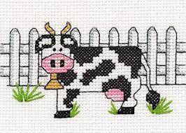 I really love playing around with. 32 Cross Stitch Cows And Pigs Ideas Cross Stitch Stitch Cross Stitch Cow