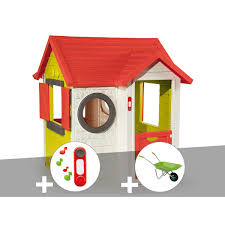 Cabane Enfant My House Smoby Sonnette Brouette Cabane Enfant Jardin Pour Enfants Et Cabane