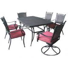 Unbranded Savannah Aluminum Rattan 7 Piece Patio Dining Set Discontinued Sps12777 The Home Depot Patio Dining Set Patio Furniture Sets Outdoor Furniture Sets