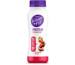 Strawberry Protein Smoothie Light Fit
