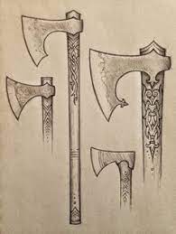 Untitled Axe Axe Tattoo Viking Art